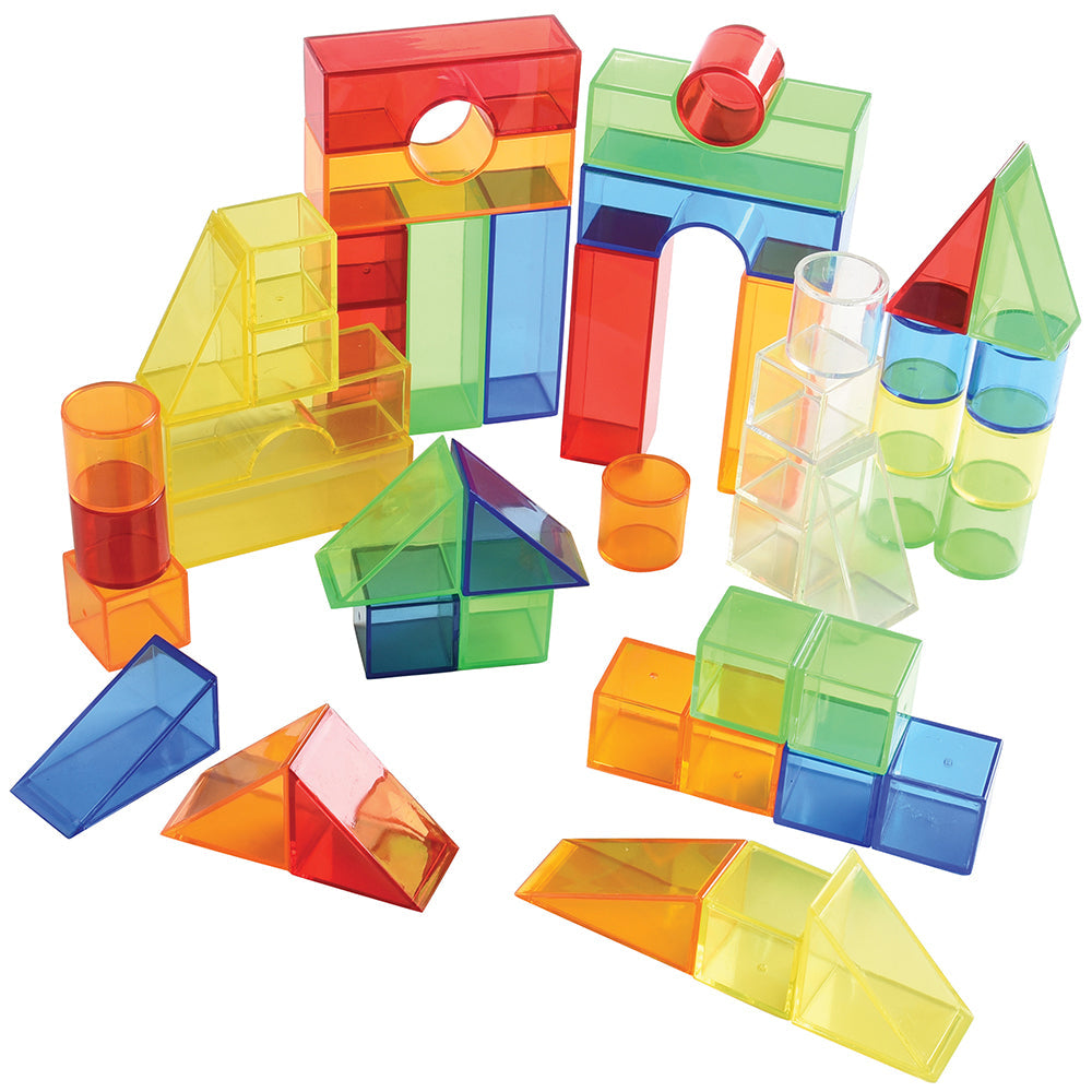 Translucent Color Blocks Set of 50