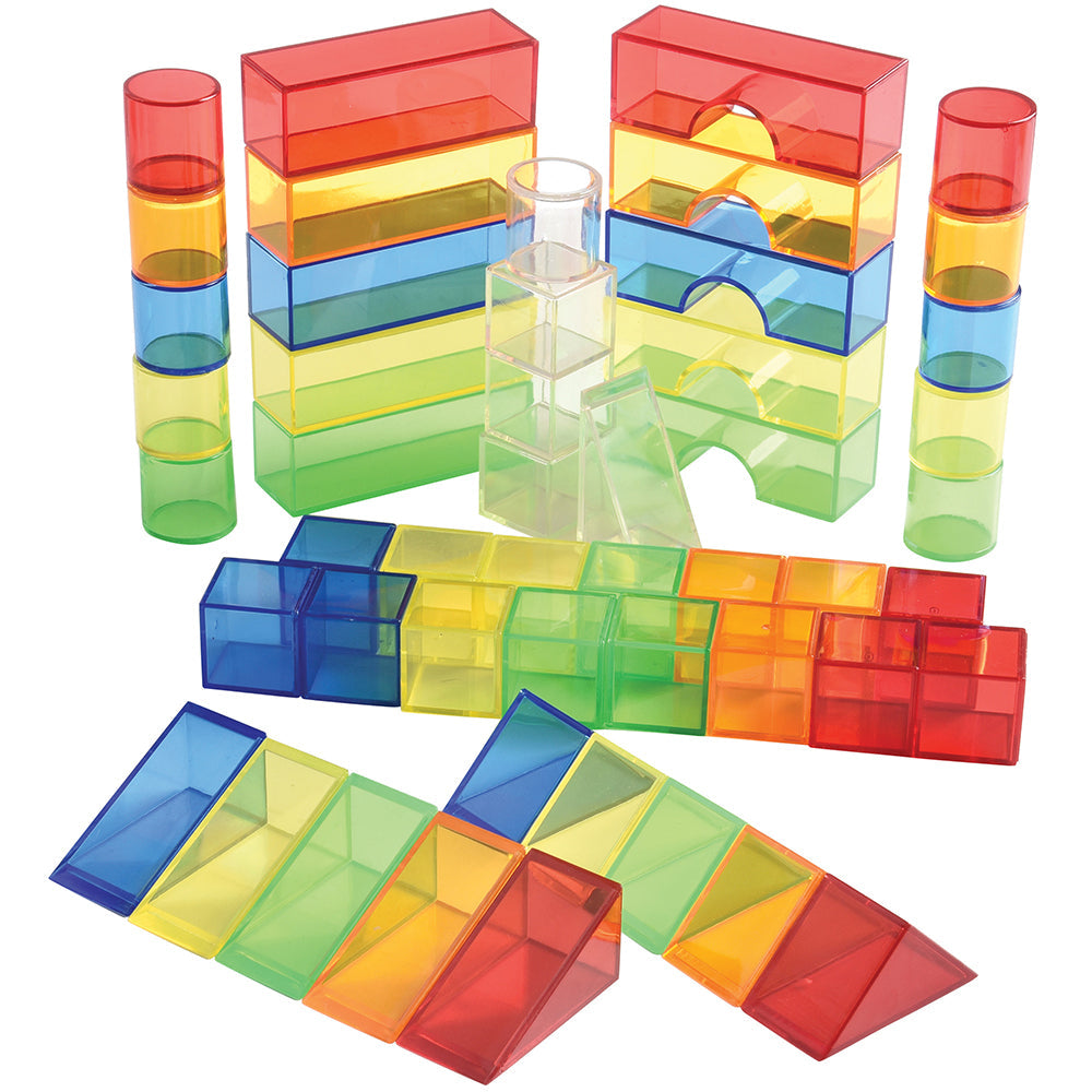 Translucent Color Blocks Set of 50